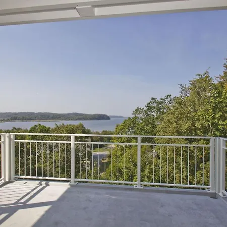 Moderne Mit Balkon, Meerblick - Ferienresidenz Zwei Boddenfewo 1-5 아파트
